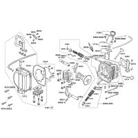 Topplock - Ventilkåpa - Ventiler - Kamaxel - Insug - Tändstift